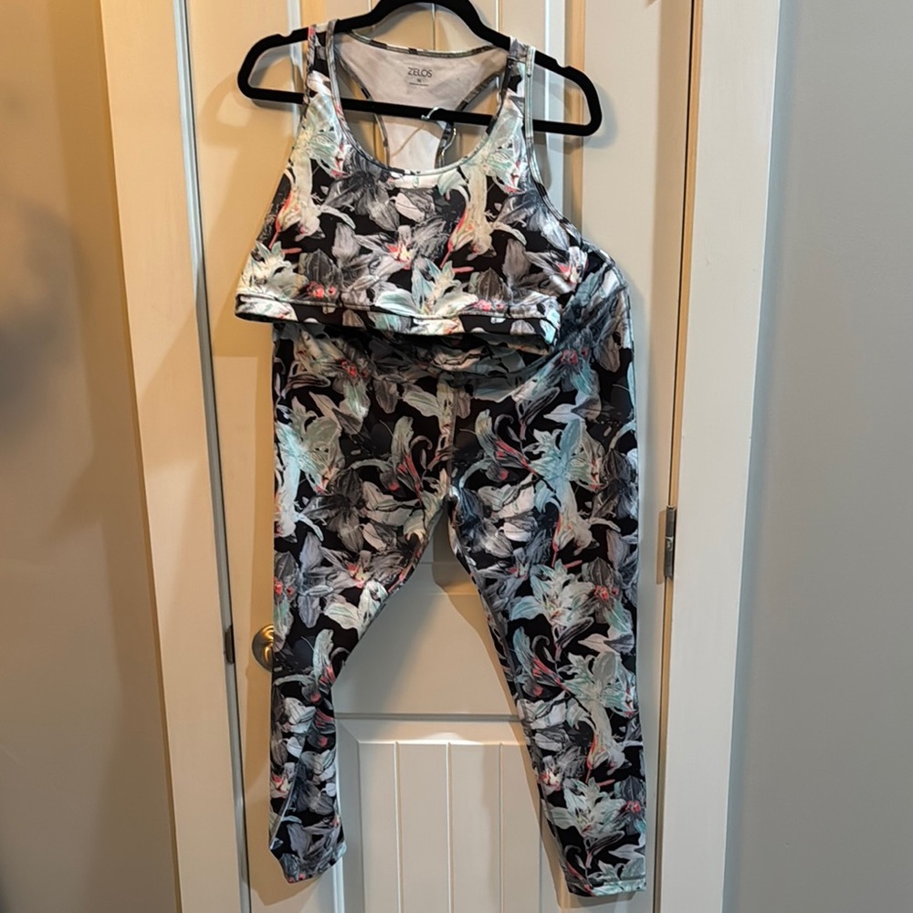 Floral Print Activewear Set